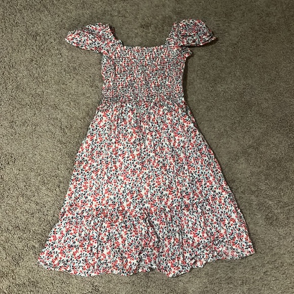 GAP Dresses Square Necked Smock Tiered Midi Dress Poshmark